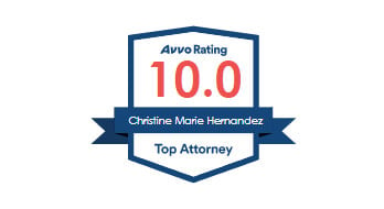 Avvo Rating 10.0 Top Attorney Christine Marie Hernandez